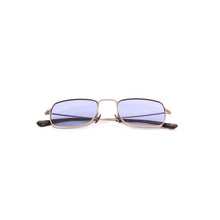 Load image into Gallery viewer, Danielle Rattray Sunglasses - Tippy - Brushed Gunmetal/Blue