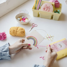 Load image into Gallery viewer, Small Rainbow Banner Embroidery Board Kit
