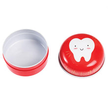 Load image into Gallery viewer, Red Tooth Fairy Tin
