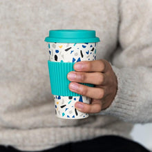 Load image into Gallery viewer, Terrazzo Bamboo Travel Mug
