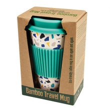Load image into Gallery viewer, Terrazzo Bamboo Travel Mug
